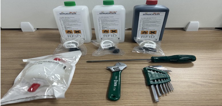德力科喷码机过滤器保养更换 （黑墨机）